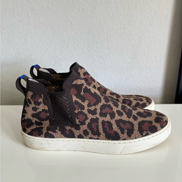 ROTHY'S The Chelsea Wildcat High Top Sneakers 8.5 - Picture 3 of 8